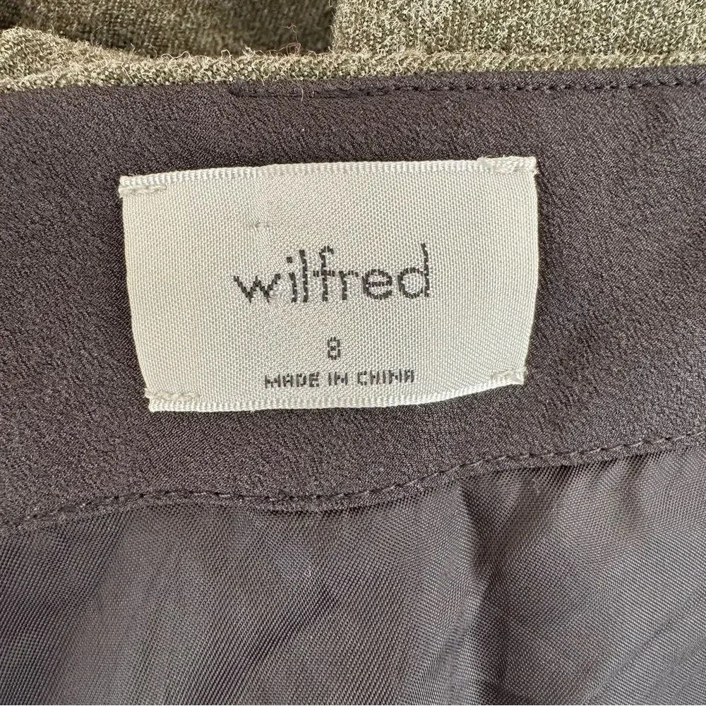 Wilfred Aritzia Renee Mini Skirt Gray Women’s 8 Pockets Lined Academia Classic